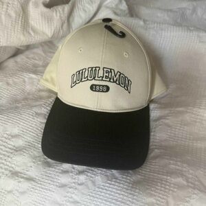 Lululemon Athletica Black and Cream Hat